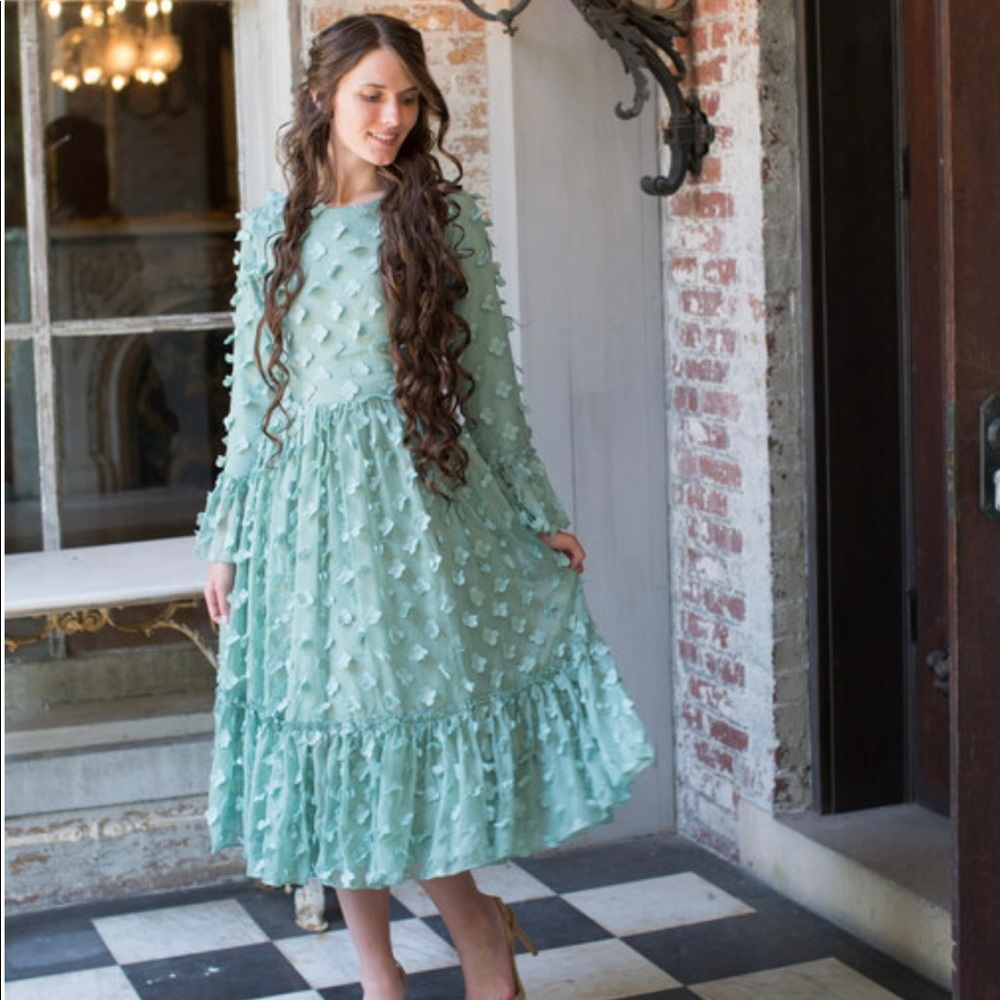 Petals in wind dress